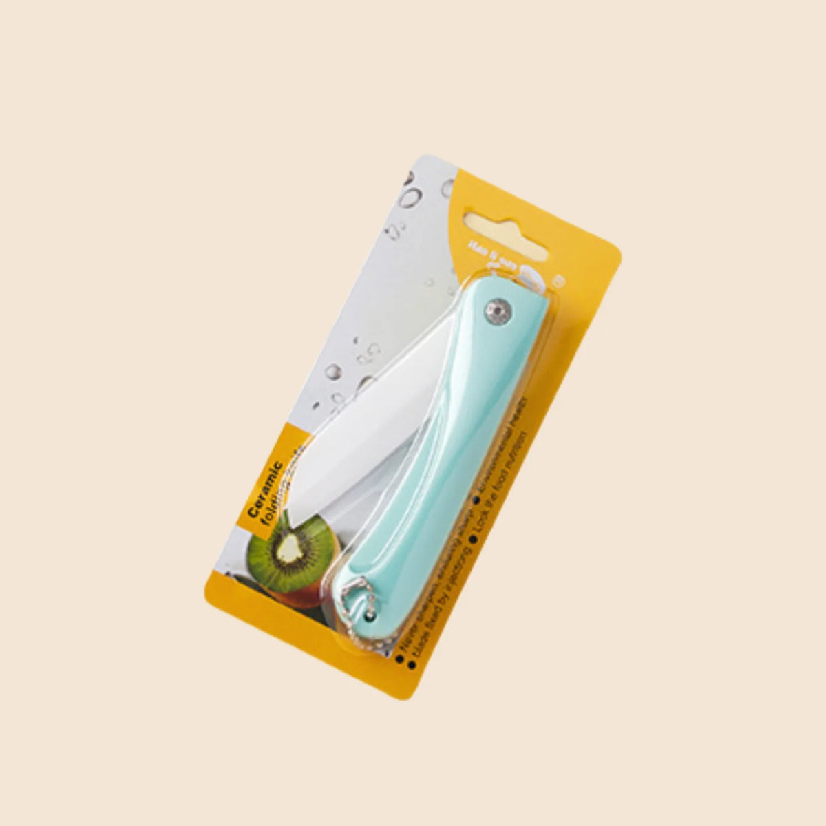 Ceramic Folding Fruit Knife – Portable Zirconia Blade Ceramic Folding Knife Axl Blue