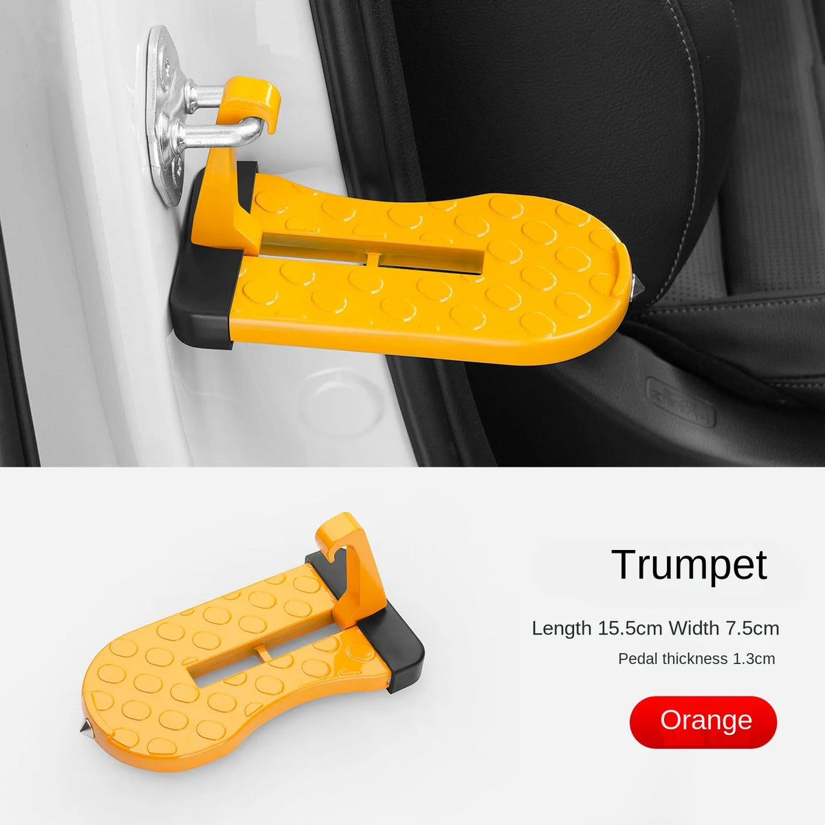 Universal Car Step Pedal – Off-Road Door Entry Ladder Climber Car Entry Step Axl Small Yellow