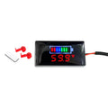 Mini LED Digital Voltmeter DC 12V–150V | Motorcycle & EV Digital Panel Voltmeter Axl Red China Mainland