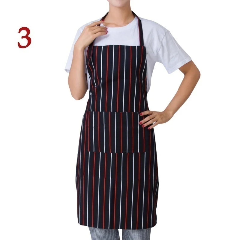 Unisex Canvas Bib Apron with 2 Pockets – Chef & Kitchen Kitchen Bib Apron Axl 3