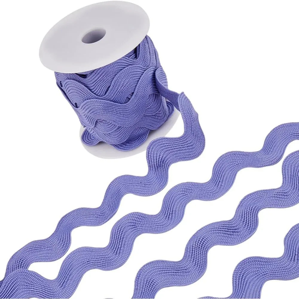 10 Yards Aquamarine Rick Rack Zig Zag Fringe Trim 1.5" Wide Sewing Trim Ribbon Axl AECH04-18831