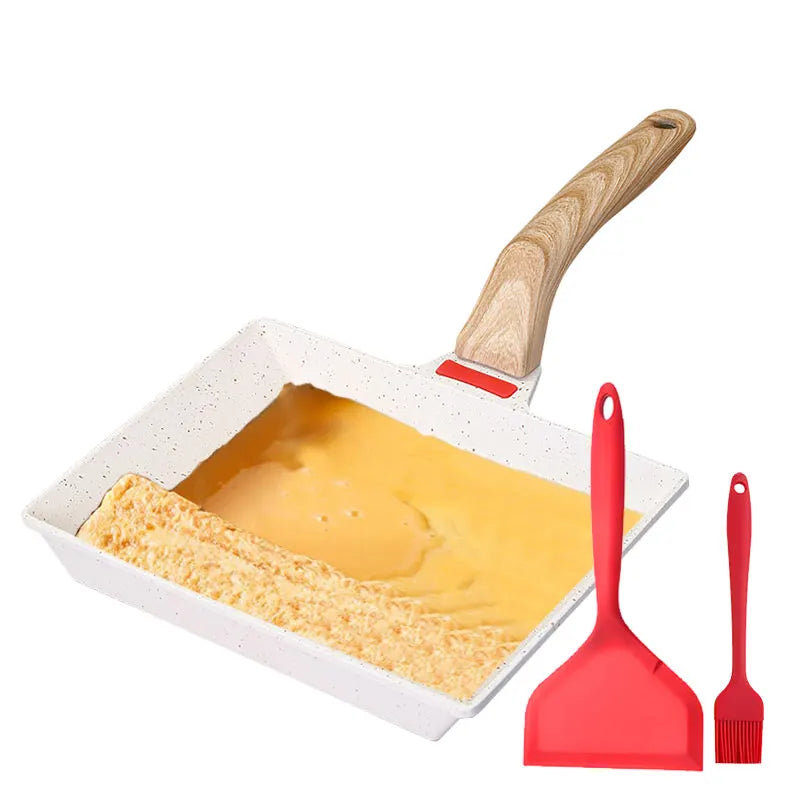 Nonstick Tamagoyaki Pan – Japanese Omelette Egg Frying Pan Egg Frying Pan Axl