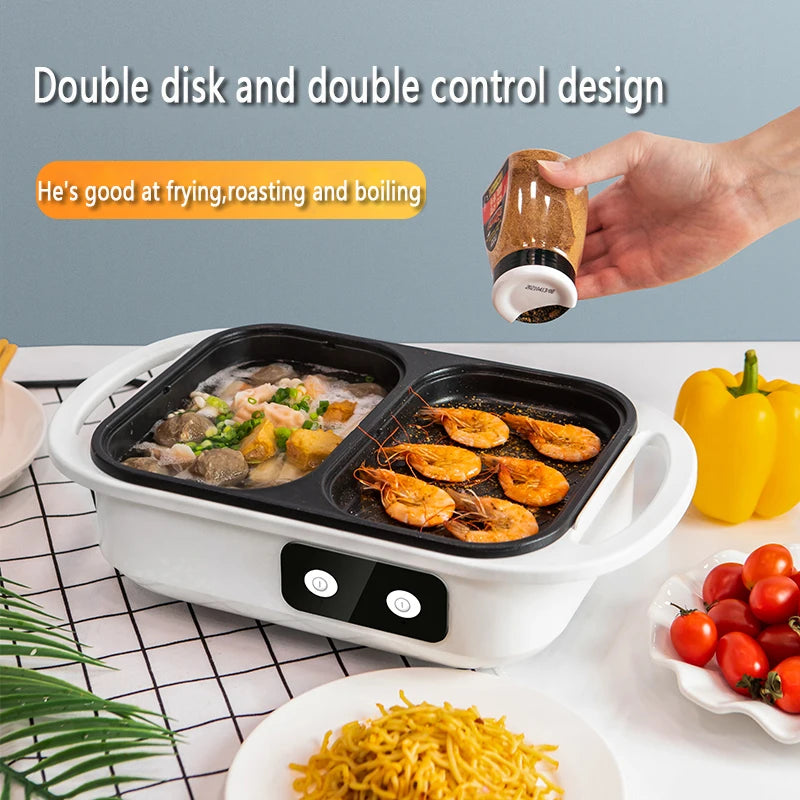 BALASHOV 2-in-1 Electric Hot Pot & Grill – Mandarin Duck Cooker Electric Hot Pot Grill Axl
