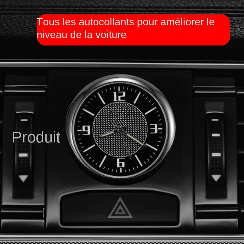 Luminous Mini Car Dashboard Clock – Stick-On Digital Quartz Car Dashboard Clock Axl