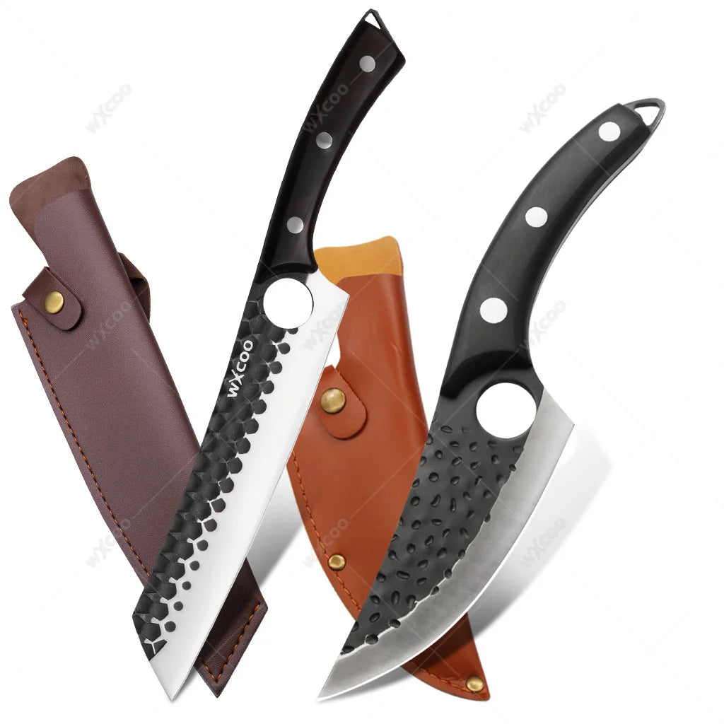 WXCOO Stainless Steel Chef Knife with Wood Handle | Kitchen Kitchen Chef Knife Axl 2PCS-AB