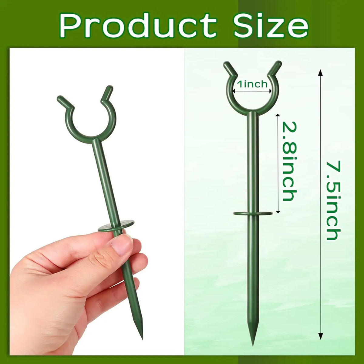 100-Pc Garden Hose Guide Stakes – Plant Protection Holders Garden Hose Guide Axl