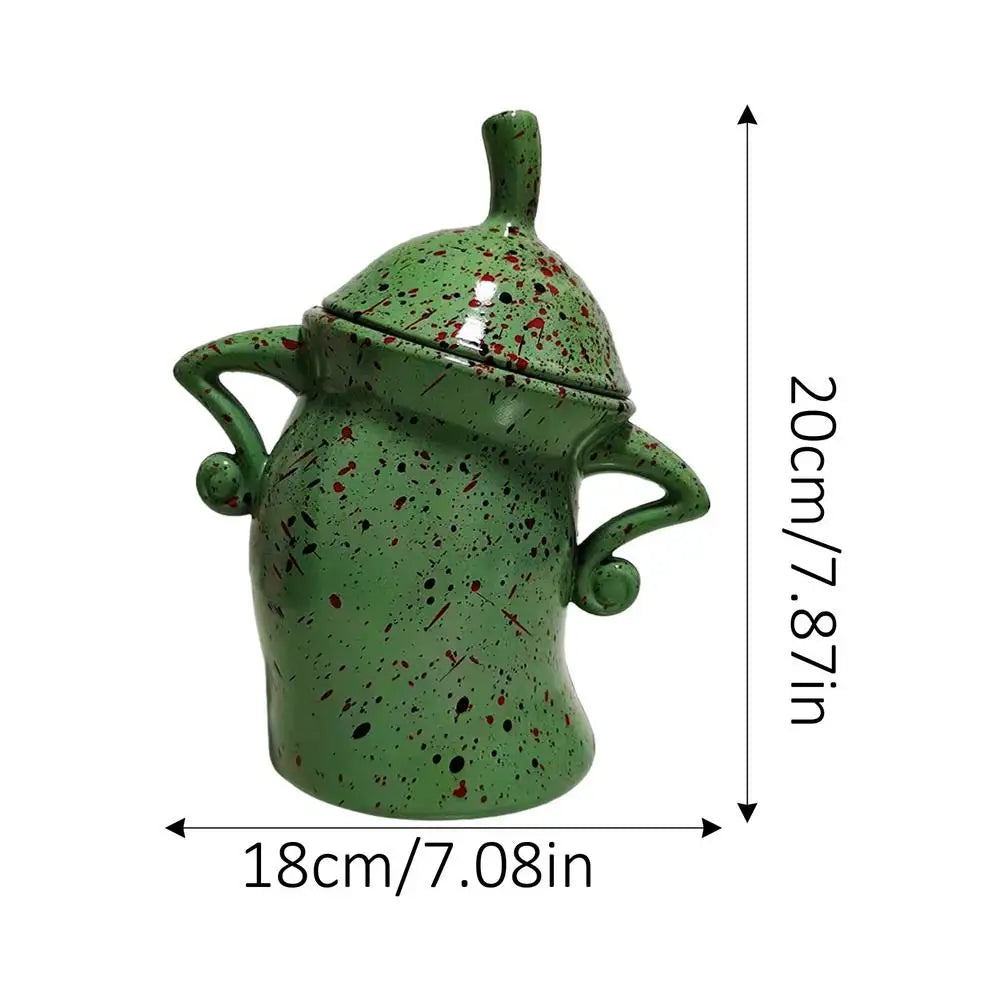 Sassy Airtight Food Storage Canister – Fun Kitchen Jar & Decor Food Storage Canister Axl Green
