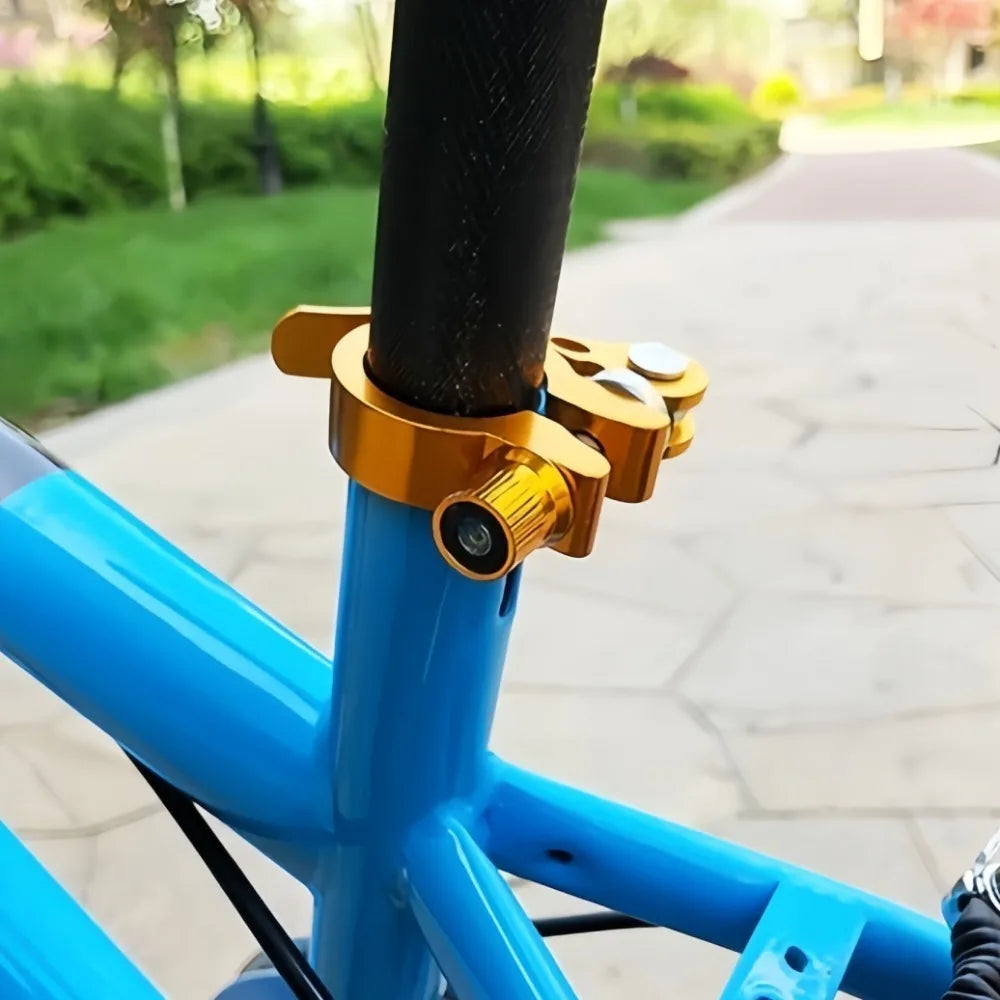 31.8mm Quick Release Bike Seatpost Clamp – Aluminum MTB Road Bike Seatpost Clamp Axl