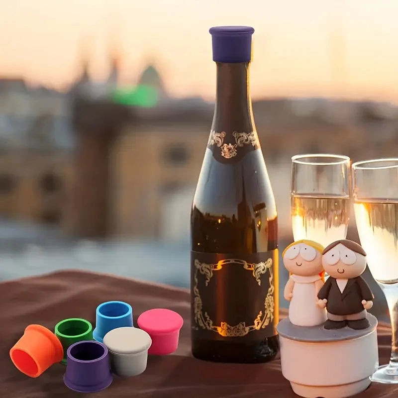 Silicone Wine Stopper – Reusable Leak-Proof Bottle Cap Wine Stopper Axl
