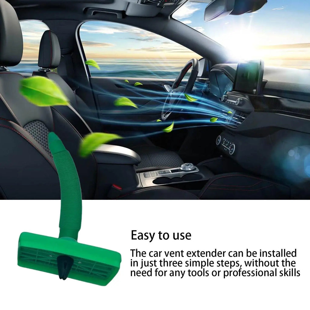 Car AC Vent Extender Hose – Adjustable Airflow, Universal Fit Car Vent Extender Axl