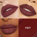 Vegan Matte Lip Gloss – Long-Lasting Hydrating Lipstick Matte Lip Gloss Axl YG17 1pcs NO LOGO