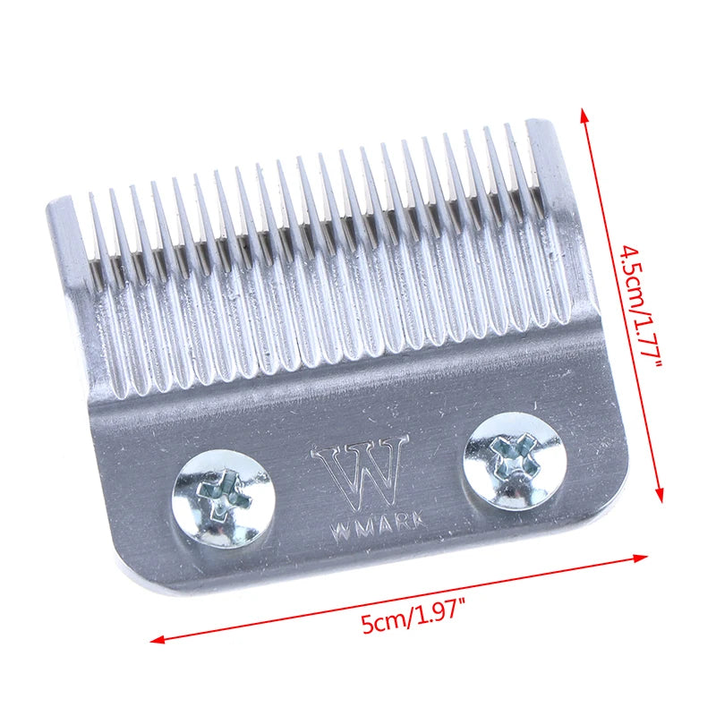 Hair Clipper Replacement Blades – Movable & Static Steel Set Clipper Blade Set Axl
