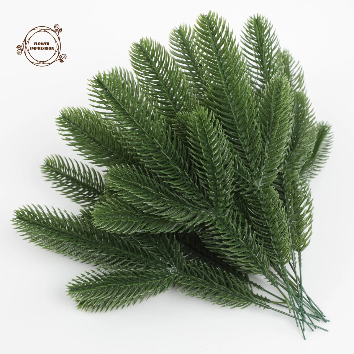 Artificial Pine Branches Greenery for Wreaths & Holiday Decor Artificial Greenery Axl