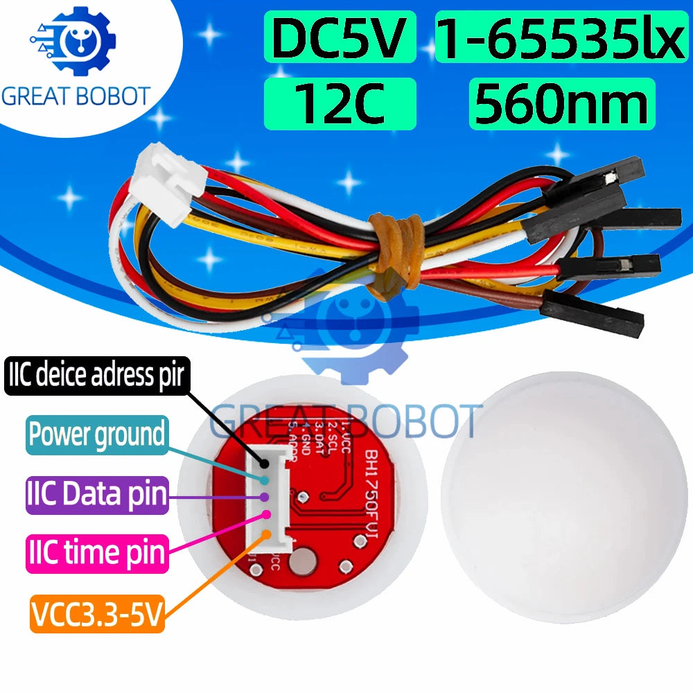 BH1750FVI Light Intensity Sensor Module for Arduino Light Sensor Module Axl Default Title