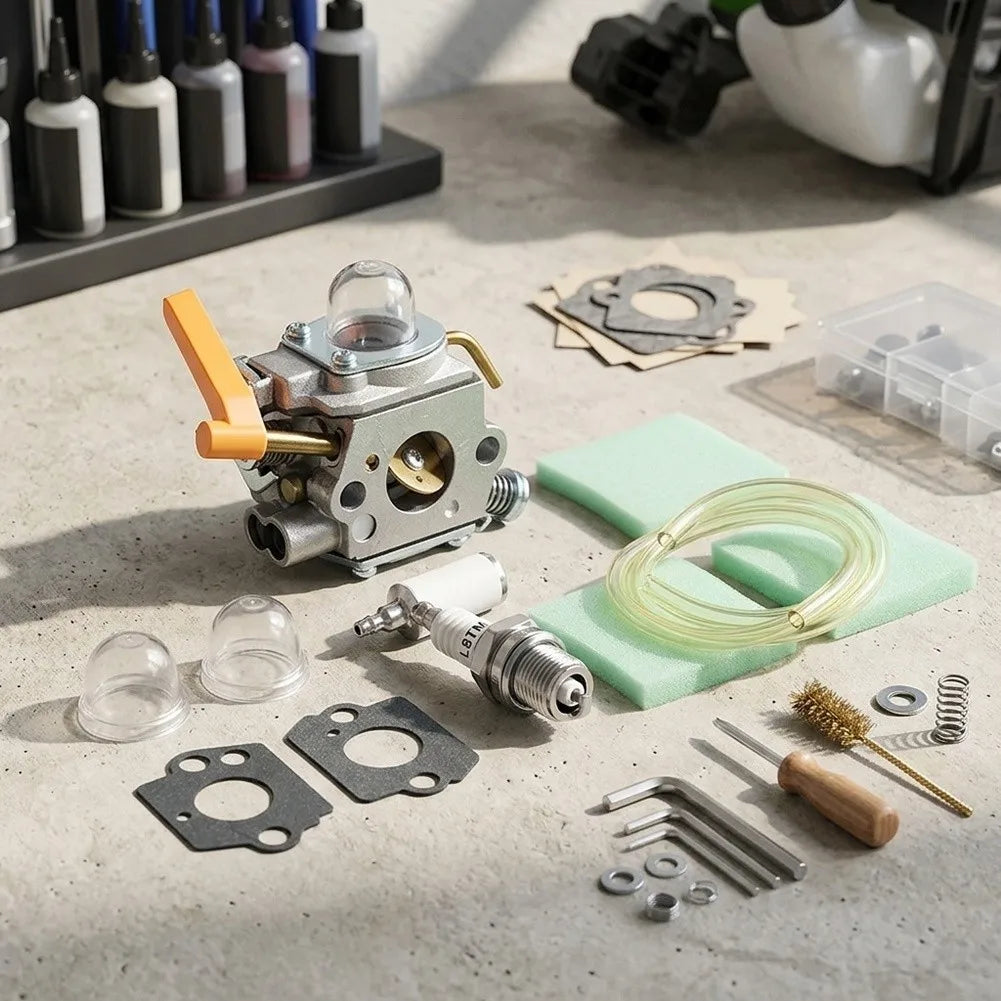 Carburetor Kit for RY26000 & RY28000 – 26cc & 30cc Trimmer Trimmer Carburetor Kit Axl