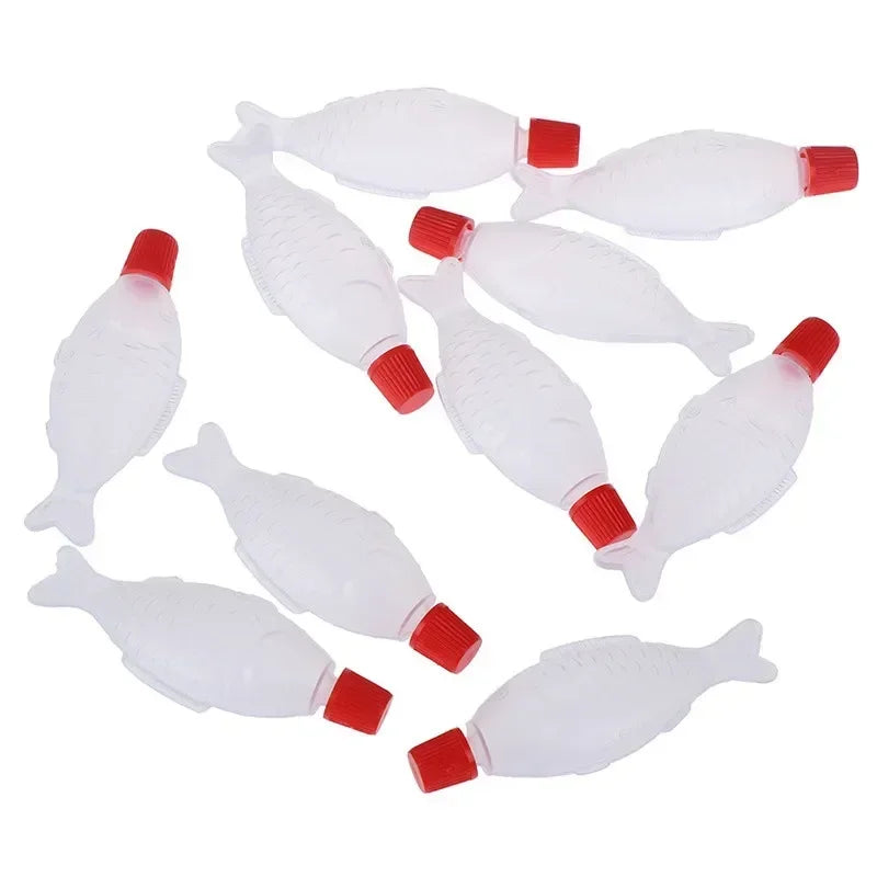 10-Pack Fish-Shaped Soy Sauce Bottles – Mini Sushi Containers Mini Sauce Bottles Axl 8.2ml-10pcs
