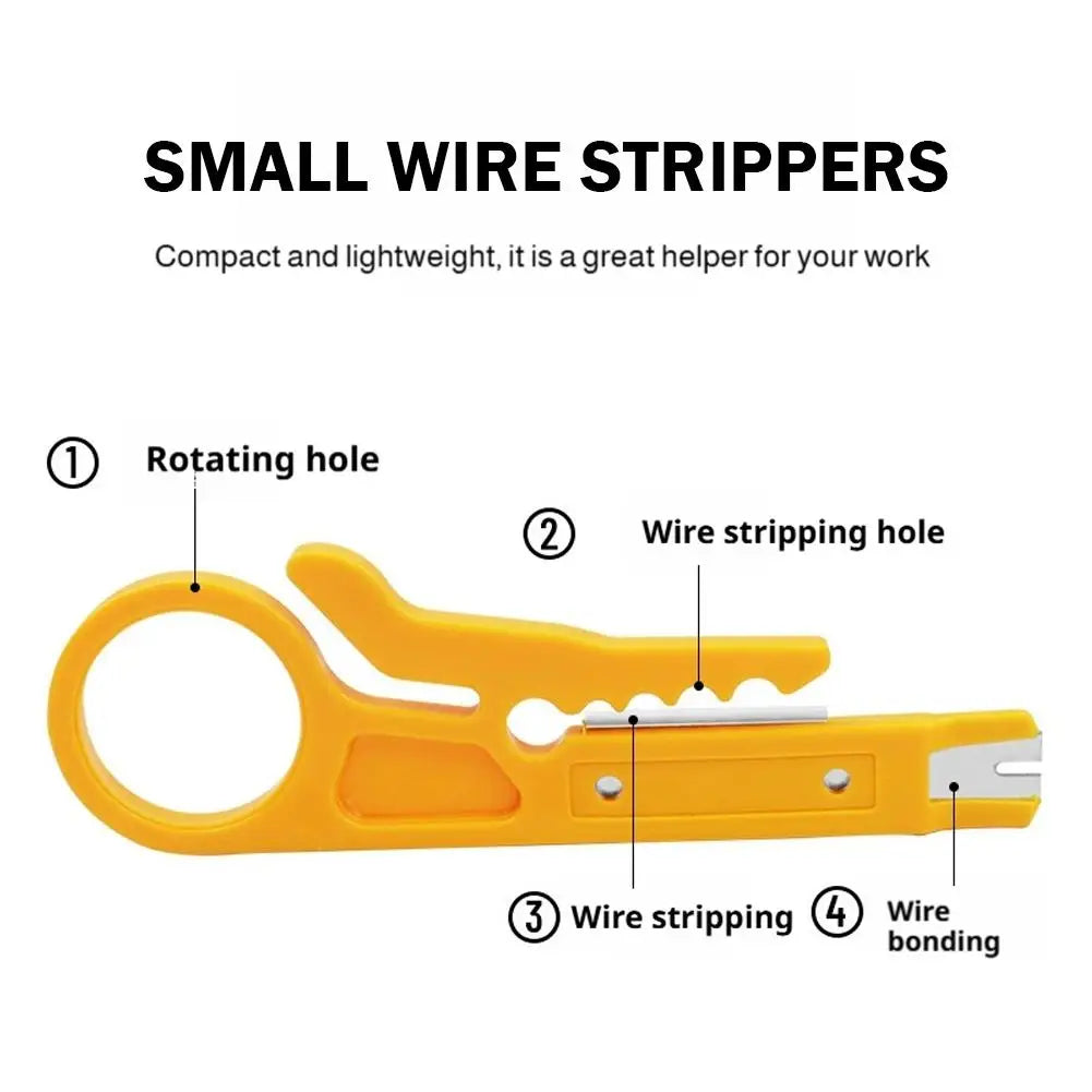 Mini Wire Stripper & Cable Cutter Tool – 1, 3 or 5 Pack Wire Stripper Tool Axl