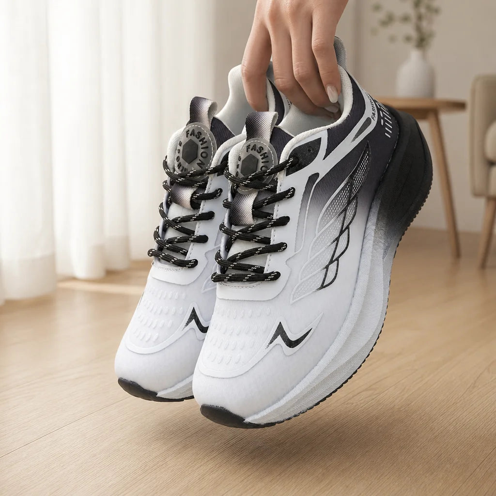 ZULIWAGN Women Wide Toe Mesh Sneakers – Breathable Retro Trainers Mesh Athletic Sneakers Axl 36 GRAY