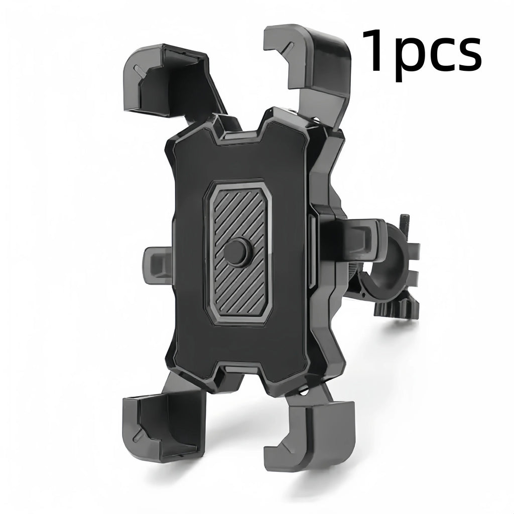 360° Rotating Motorcycle & Bicycle Phone Holder Mount Handlebar Phone Mount Axl black
