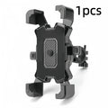 360° Rotating Motorcycle & Bicycle Phone Holder Mount Handlebar Phone Mount Axl black