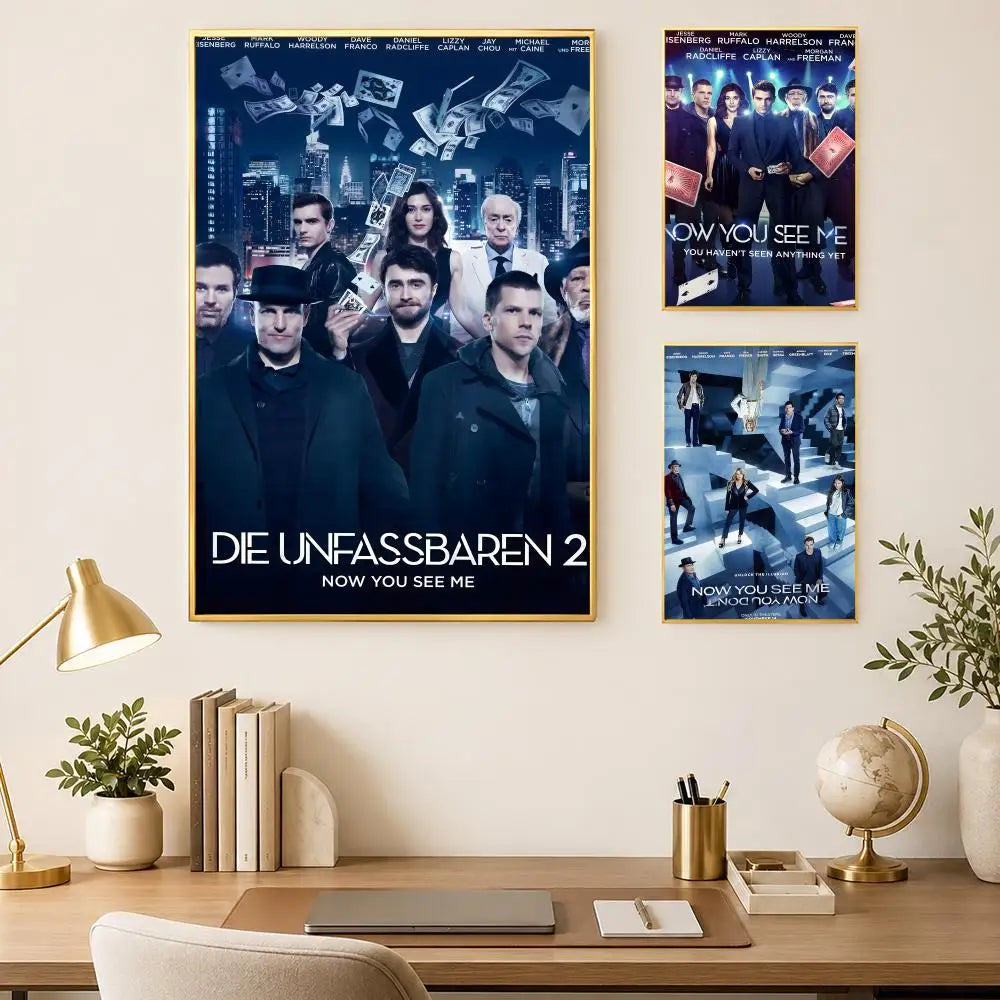 Now You See Me Movie Poster – Self-Stick HD PVC Wall Art Movie Wall Poster Axl
