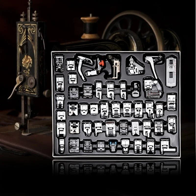 32-Piece Sewing Machine Presser Foot Kit – All-in-One Set Presser Foot Set Axl