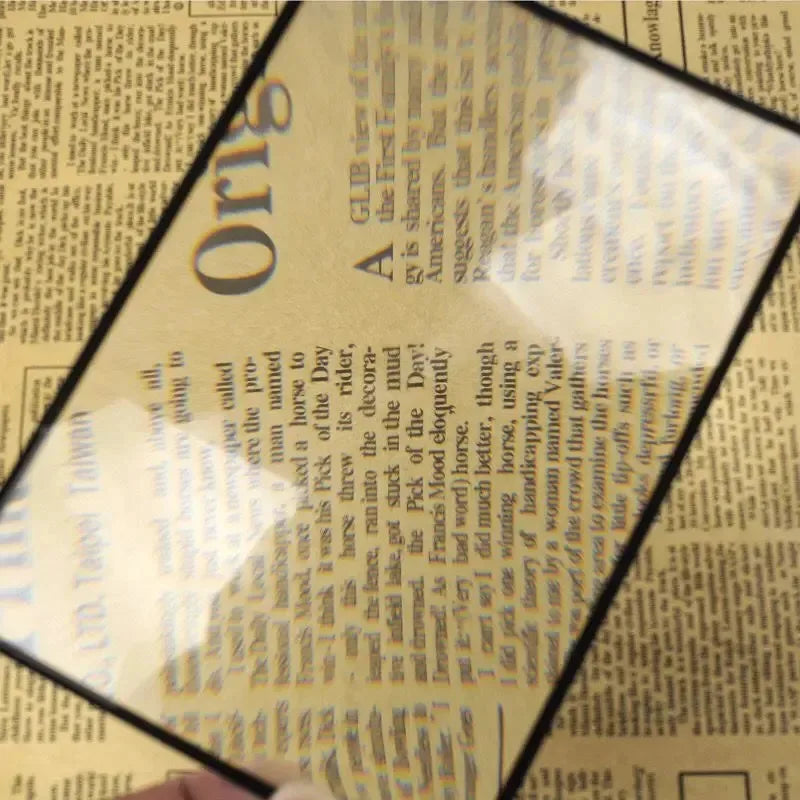 Full Page Sheet Magnifier – Large Reading Magnifying Lens Reading Magnifier Axl