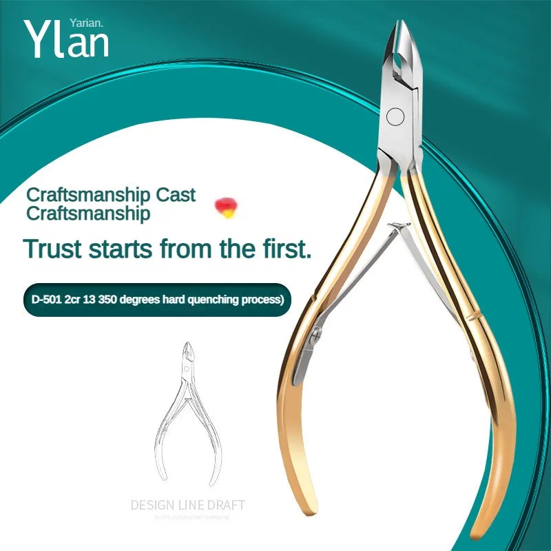 Stainless Steel Cuticle Nipper D501 – Professional Nail Tool Cuticle Nipper Axl