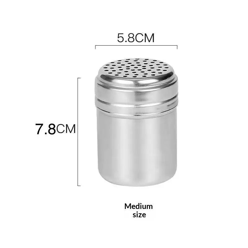 Stainless Steel Spice Shaker – Adjustable Holes & Rustproof Spice Shaker Axl A