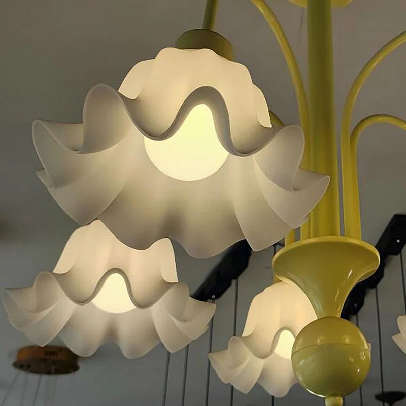 E27 Acrylic Bell Orchid Lampshade – Chandelier Replacement Lamp Shade Axl