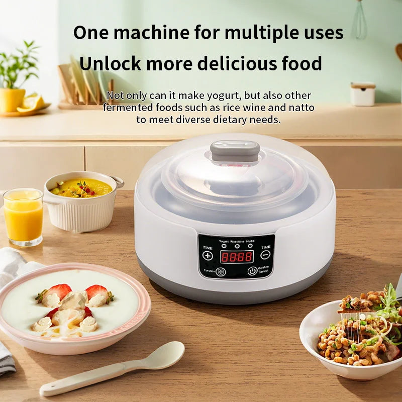 BALASHOV Electric Yogurt & Fermentation Maker 1200ml 110V/220V Yogurt Fermentation Maker Axl