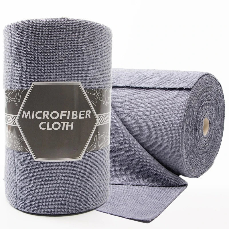 50-Sheet Reusable Microfiber Cleaning Cloth Roll | Kitchen Towel Microfiber Cleaning Cloth Axl