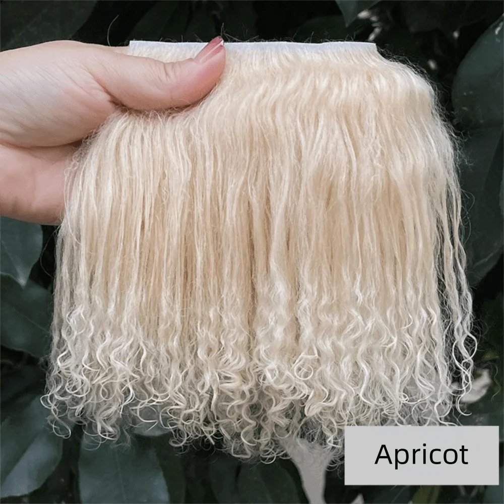 Curly Mohair Hair Wefts for BJD OB11 Blythe & Reborn Dolls