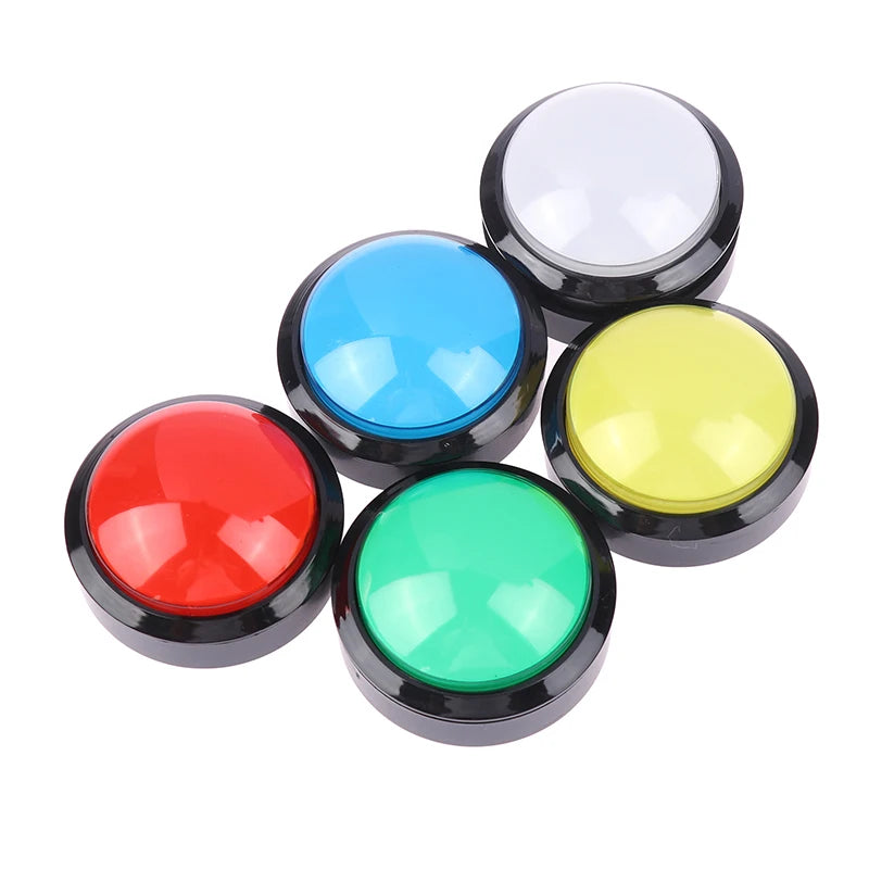 60mm LED Arcade Button with Microswitch – DIY Game Machine Arcade Button Axl