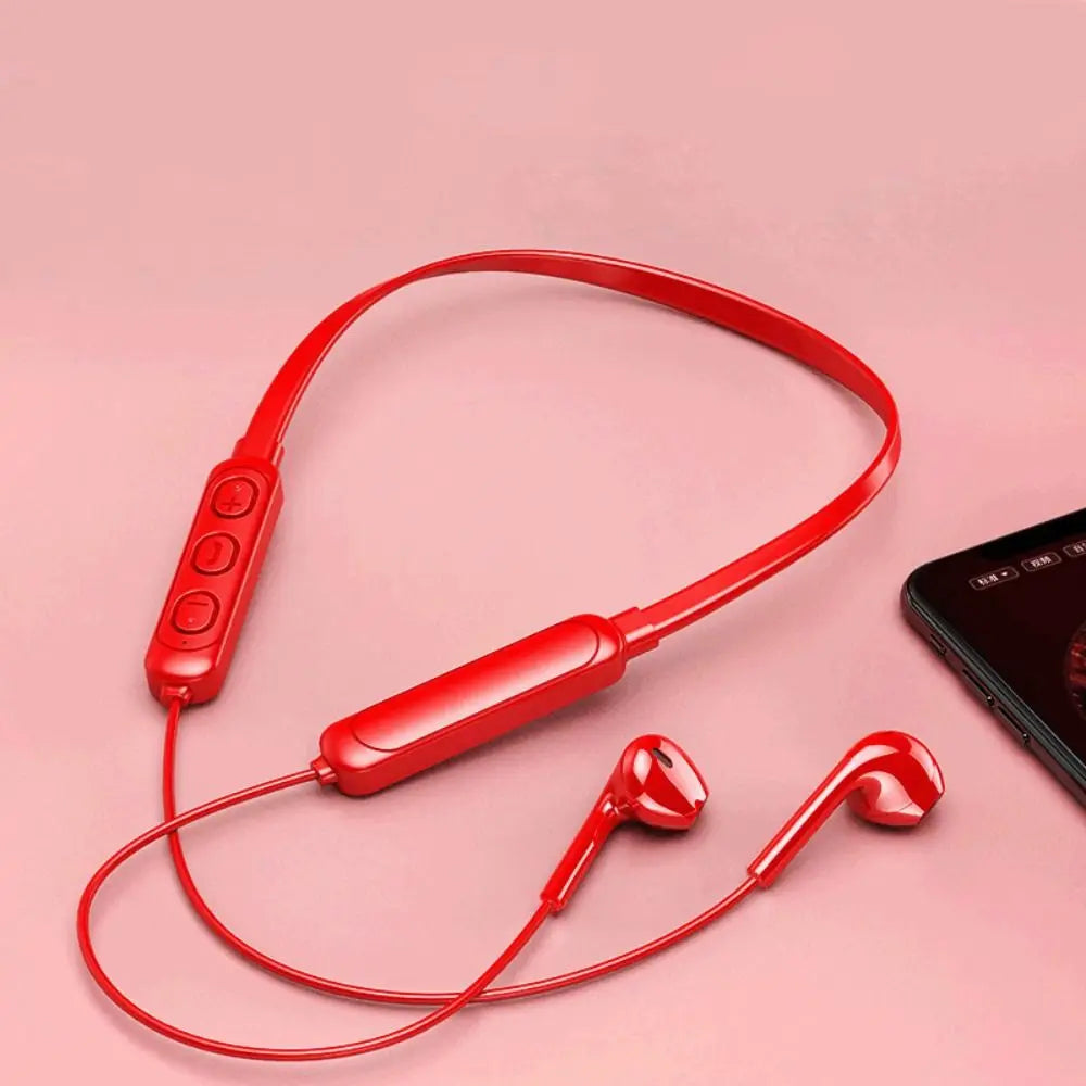 Bluetooth 5.0 Neck-Hanging Wireless Earphones with Mic Wireless Earphones Axl
