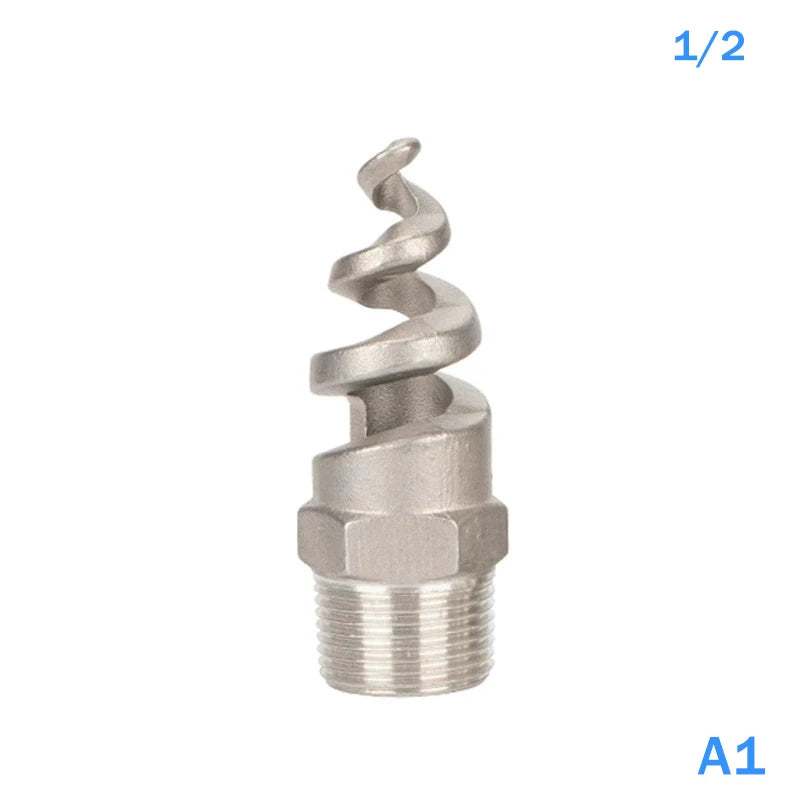 Spiral Cone Spray Nozzle 1/2" 3/4" 1" Stainless Steel Wide Angle Spray Nozzle Axl A1