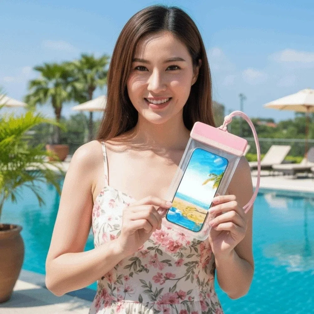Waterproof Phone Pouch Crossbody Dry Bag – Fits Up to 7.2" Waterproof Phone Pouch Axl