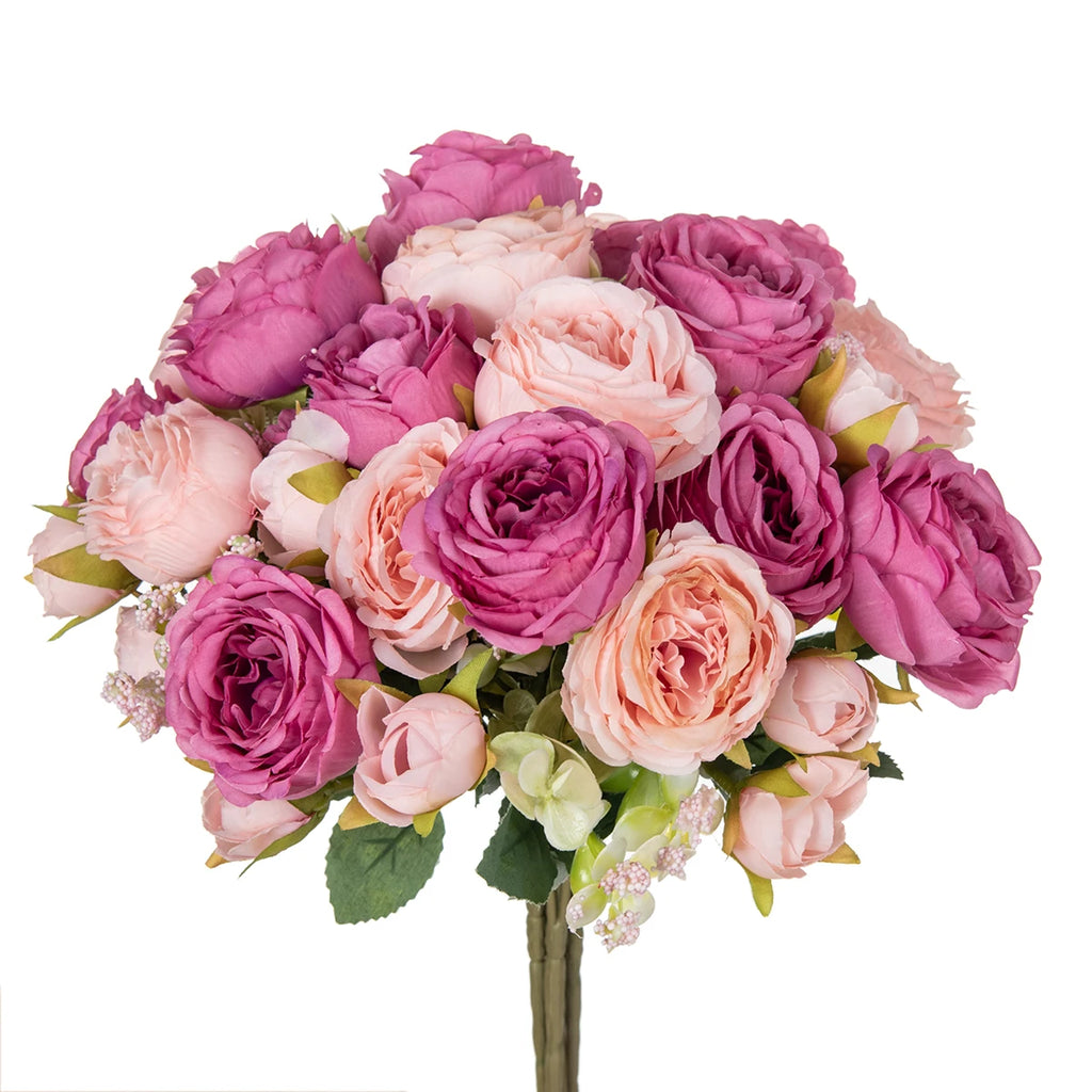 Artificial Silk Peony Stem – Faux Flower for Home & Wedding Decor Artificial Flower Stem Axl