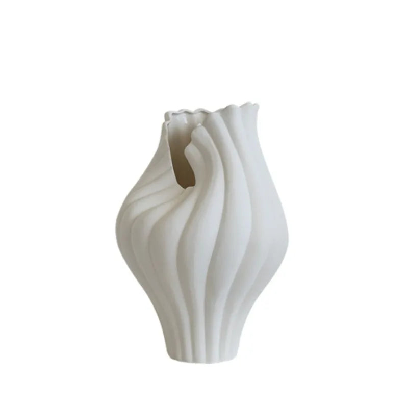 Handmade Modern Art Tabletop Vase – Flower Container 32cm Decorative Vase Axl