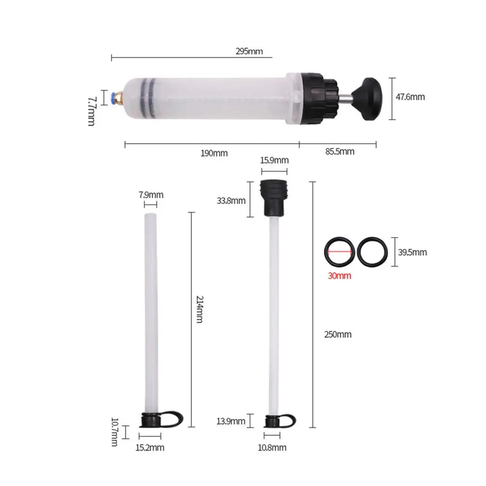 200cc Fluid Extractor Syringe Pump | Oil & Liquid Transfer Tool Fluid Extractor Pump Axl