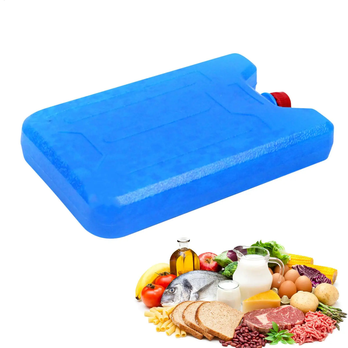 Reusable Ice Crystal Freeze Pack – Leakproof Cooler Block Reusable Ice Pack Axl