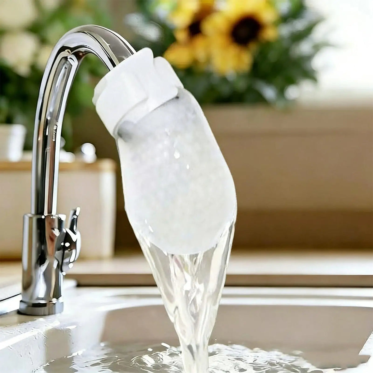 Faucet Filter Cotton Bags 30-Pack – Anti-Splash Tap Filter Faucet Filter Bag Axl