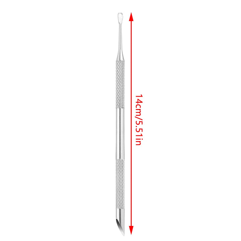 Stainless Steel Double-Headed Cuticle Pusher Nail Tool Cuticle Nail Tool Axl