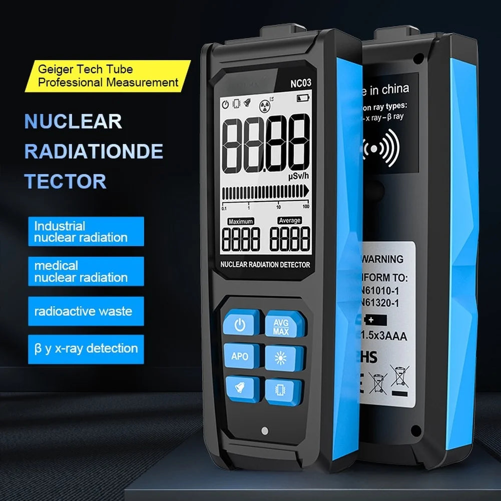 Digital Radiation Detector – EMF & Gamma Ray Geiger Counter NC03 Radiation Detector Axl China Mainland