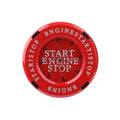 Blade Rotation Start Button Ring – Car Ignition Decoration Cover Car Interior Accessory Axl Red