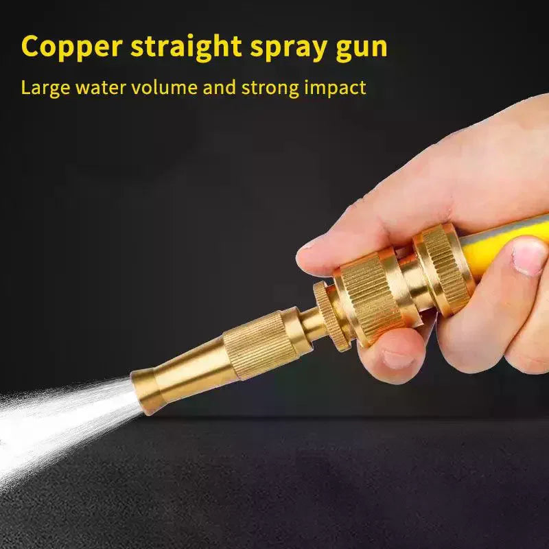 Adjustable Garden Hose Spray Nozzle & Quick Connector Garden Hose Nozzle Axl