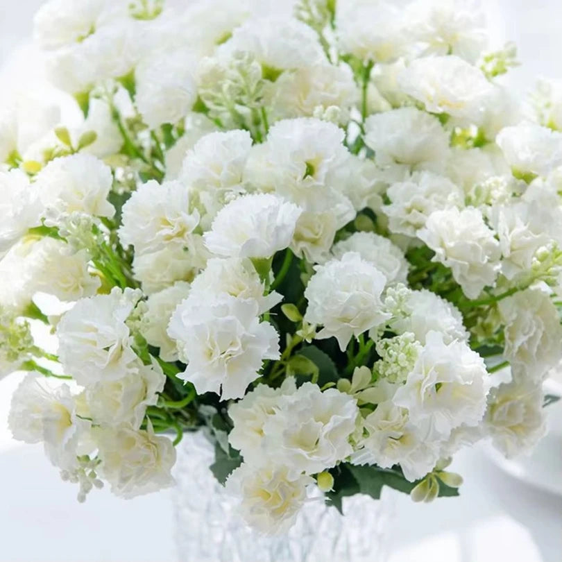 Silk Carnation Artificial Flowers – Wedding, Home & Wreath Décor Artificial Silk Flowers Axl