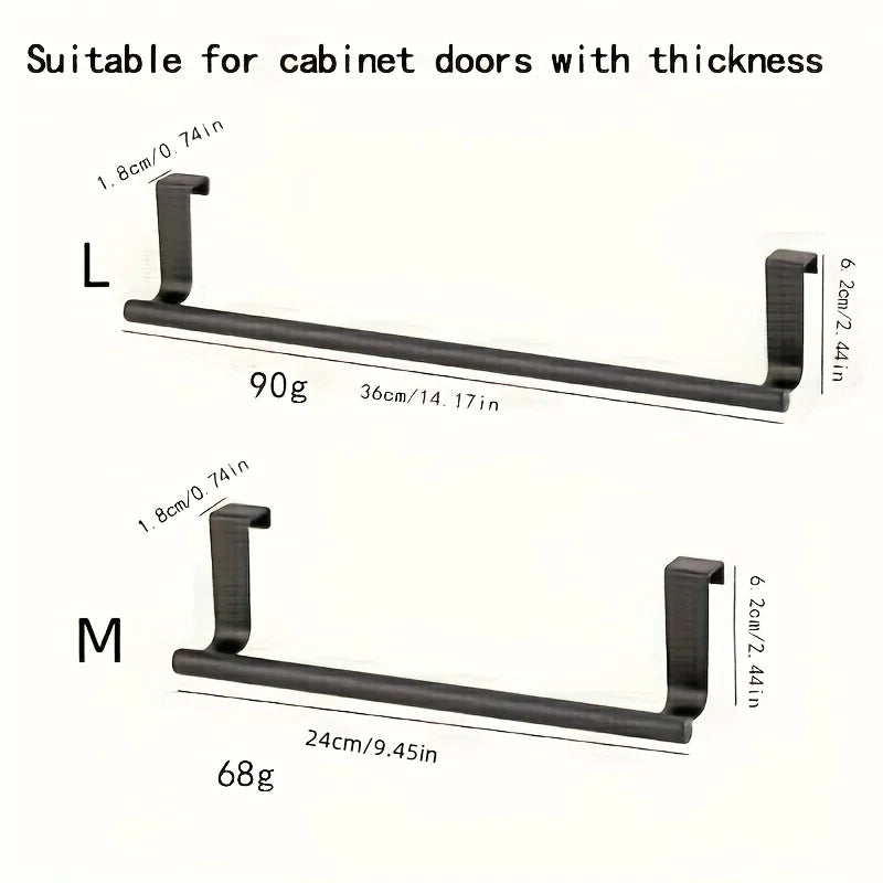 Punch-Free Door Hanging Towel Bar | Stainless Steel Rack Door Towel Rack Axl