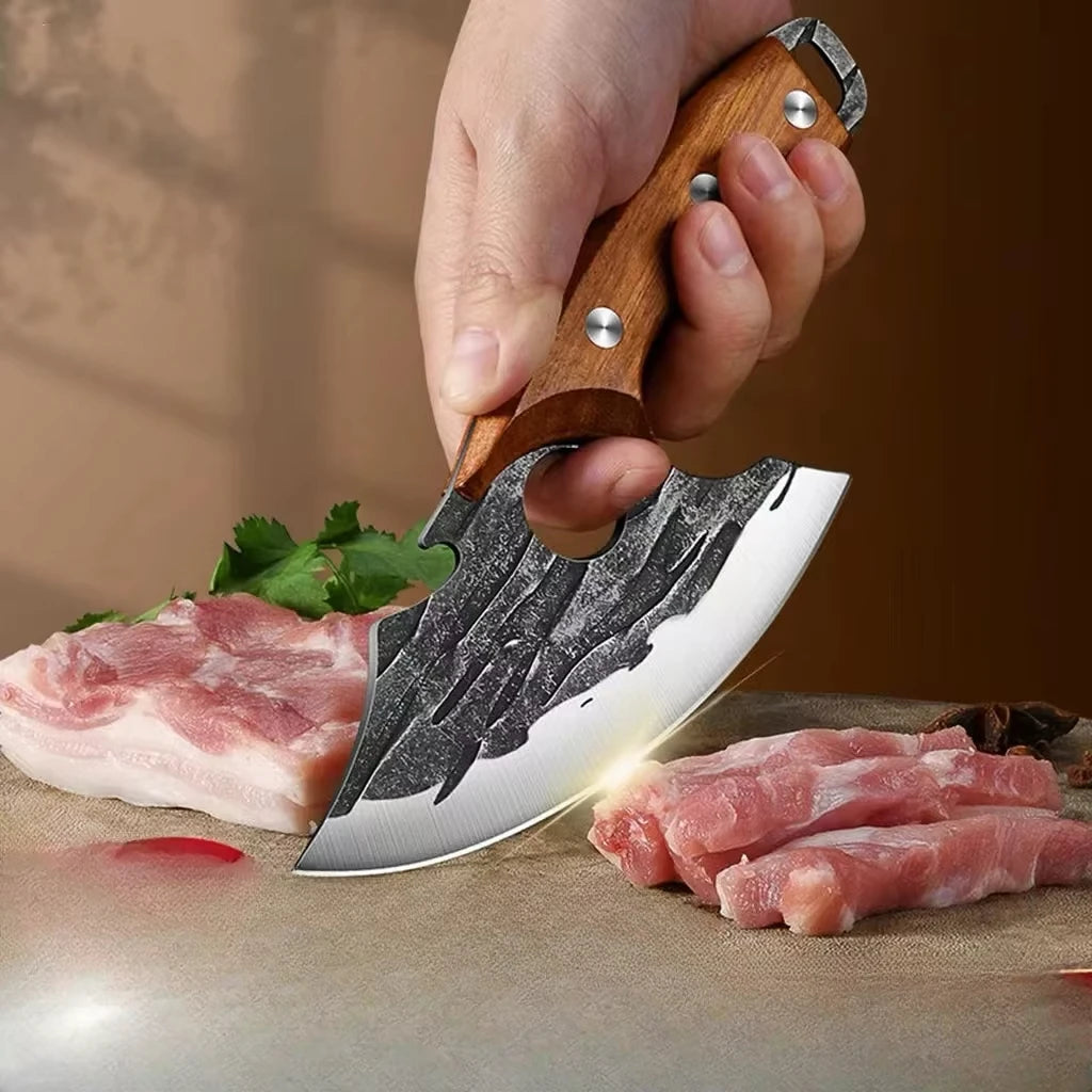 SHENJIU Hand-Forged Boning Knife – 12.5" Stainless Steel Blade Boning Knife Axl