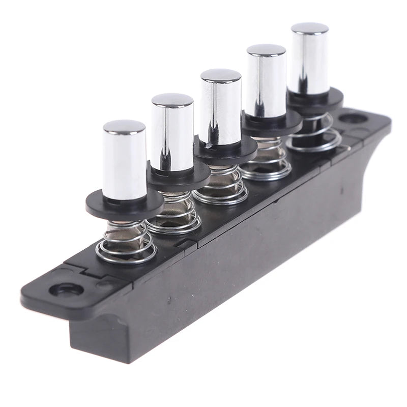 5-Position Push Button Switch for Range Hood – Silver Push Button Switch Axl